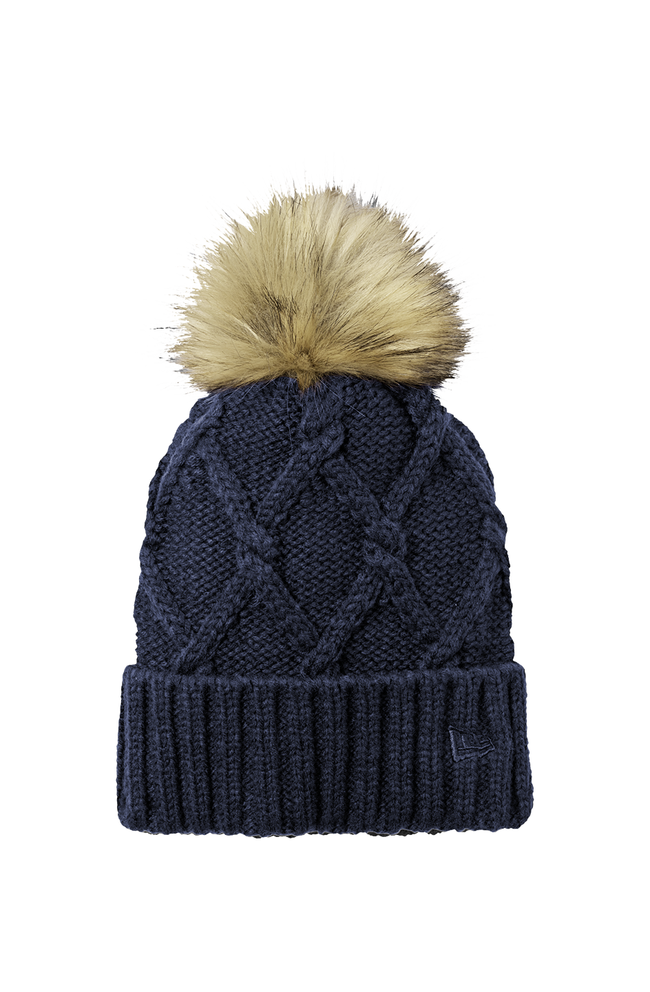 Faux Fur Pom Beanie