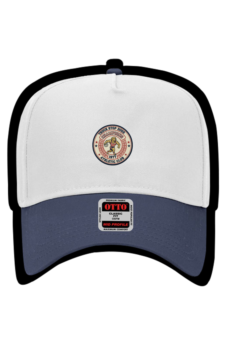 Retro Dog Champion Baseball Cap