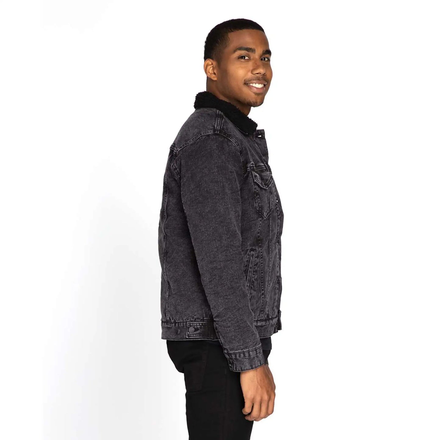 Classic Sherpa Lined Denim Jacket