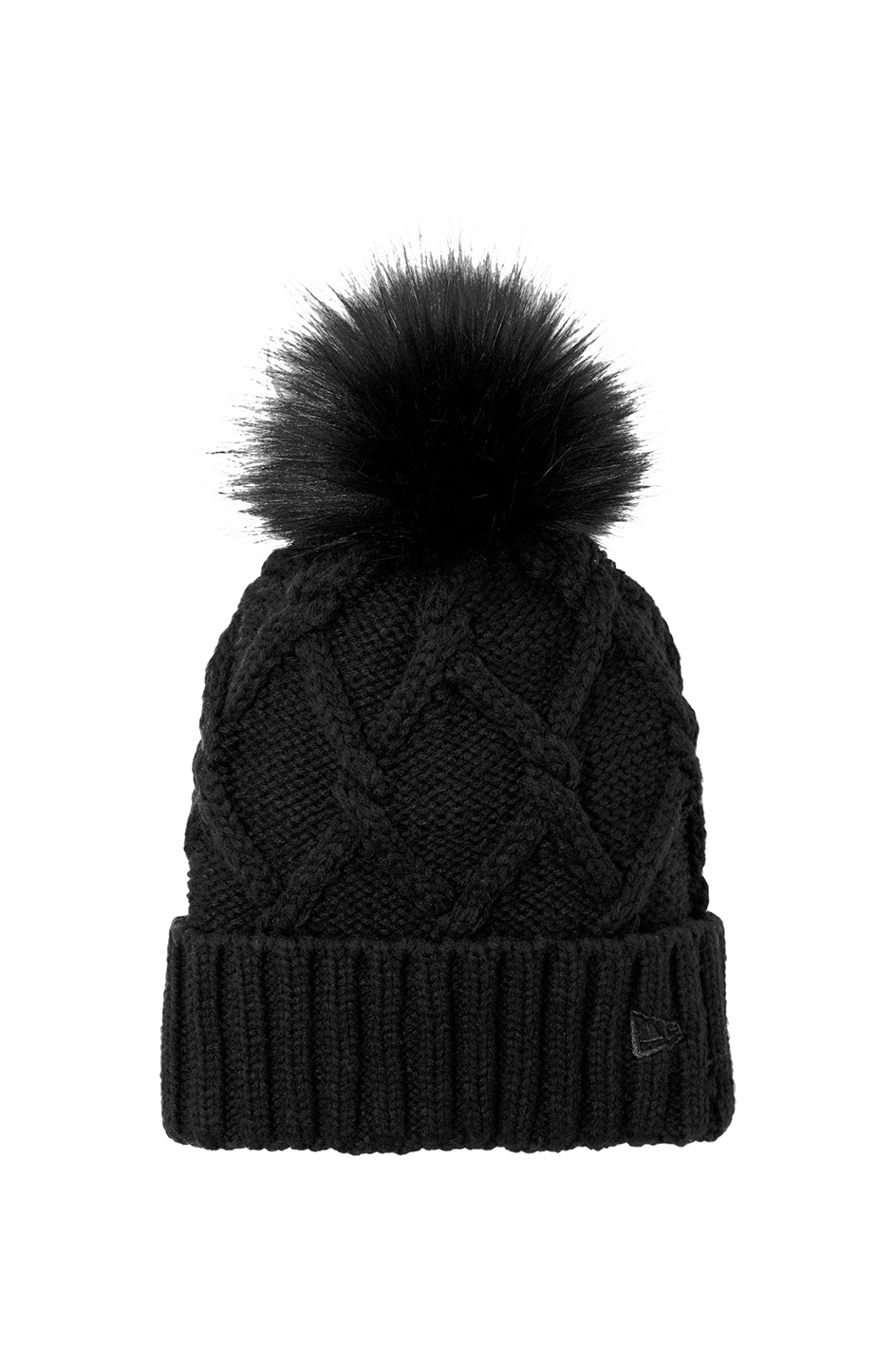 Faux Fur Pom Beanie