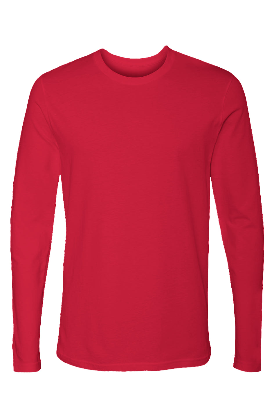 Men's Long Sleeve Cotton Crew Neck Tee