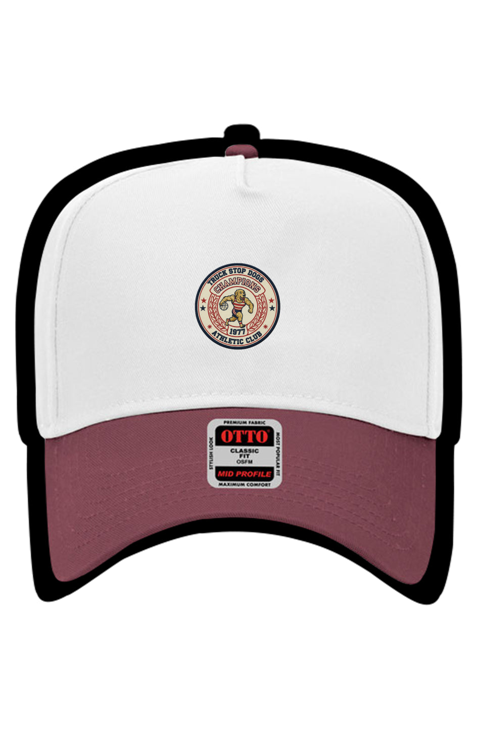 Retro Dog Champion Baseball Cap
