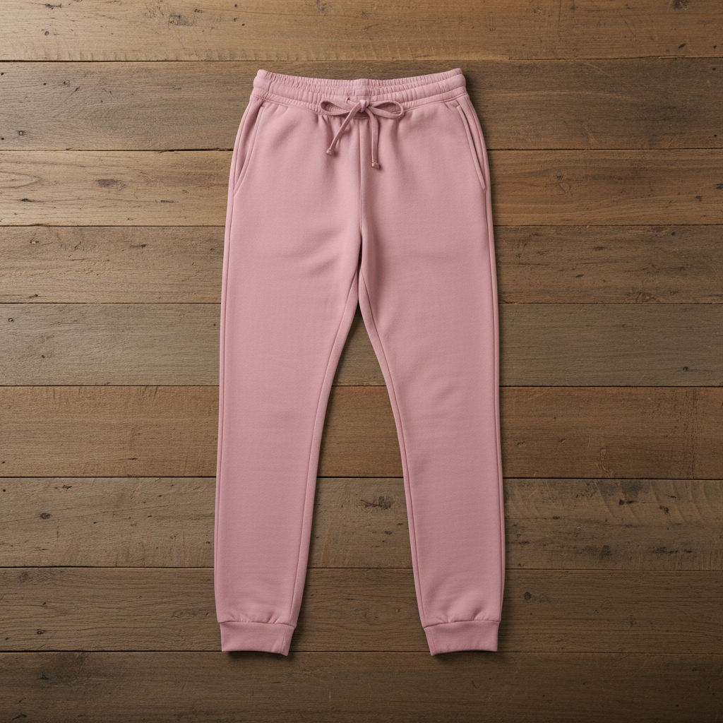Dusty rose joggers - square format
