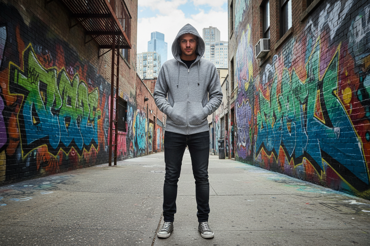 Hoodie - Graffiti Wall 3