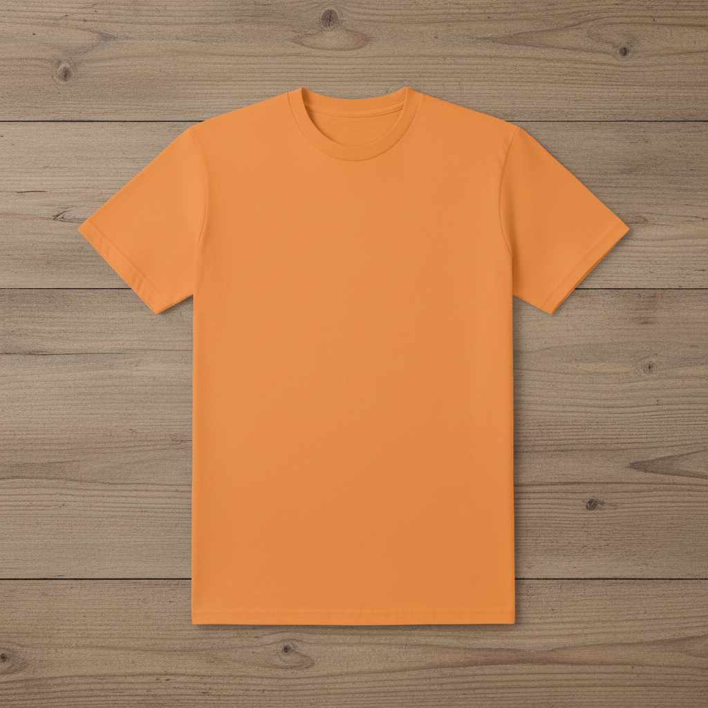 Tangerine short sleeve tee - square format